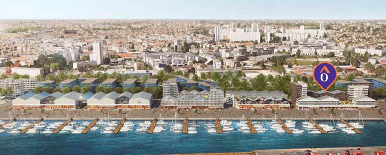 Montempo Apparthotel Bordeaux Centre - Bassins A Flot Buitenkant foto