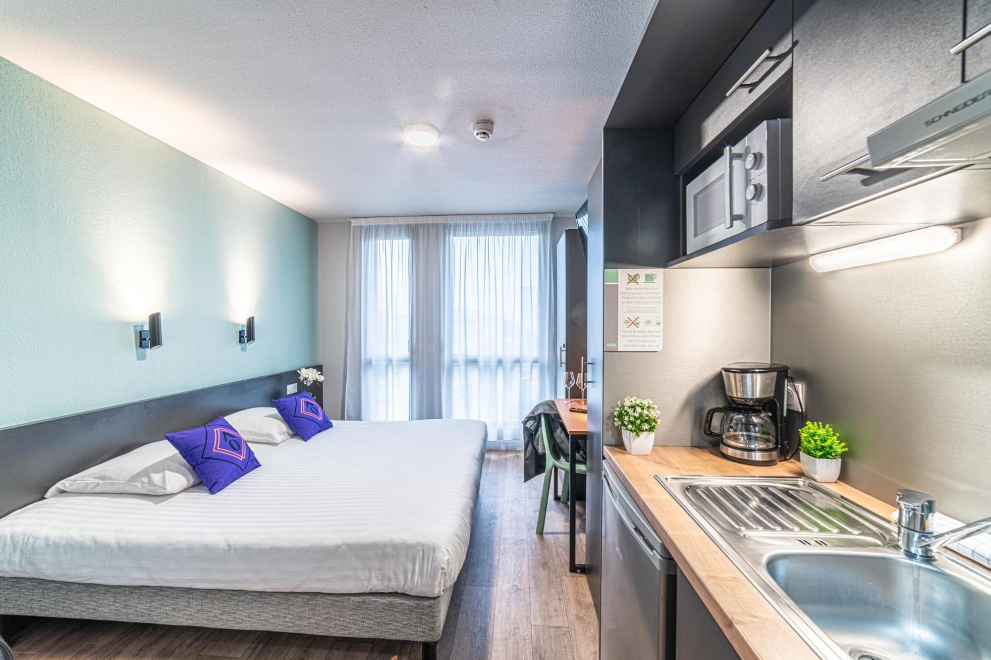 Montempo Apparthotel Bordeaux Centre - Bassins A Flot Buitenkant foto