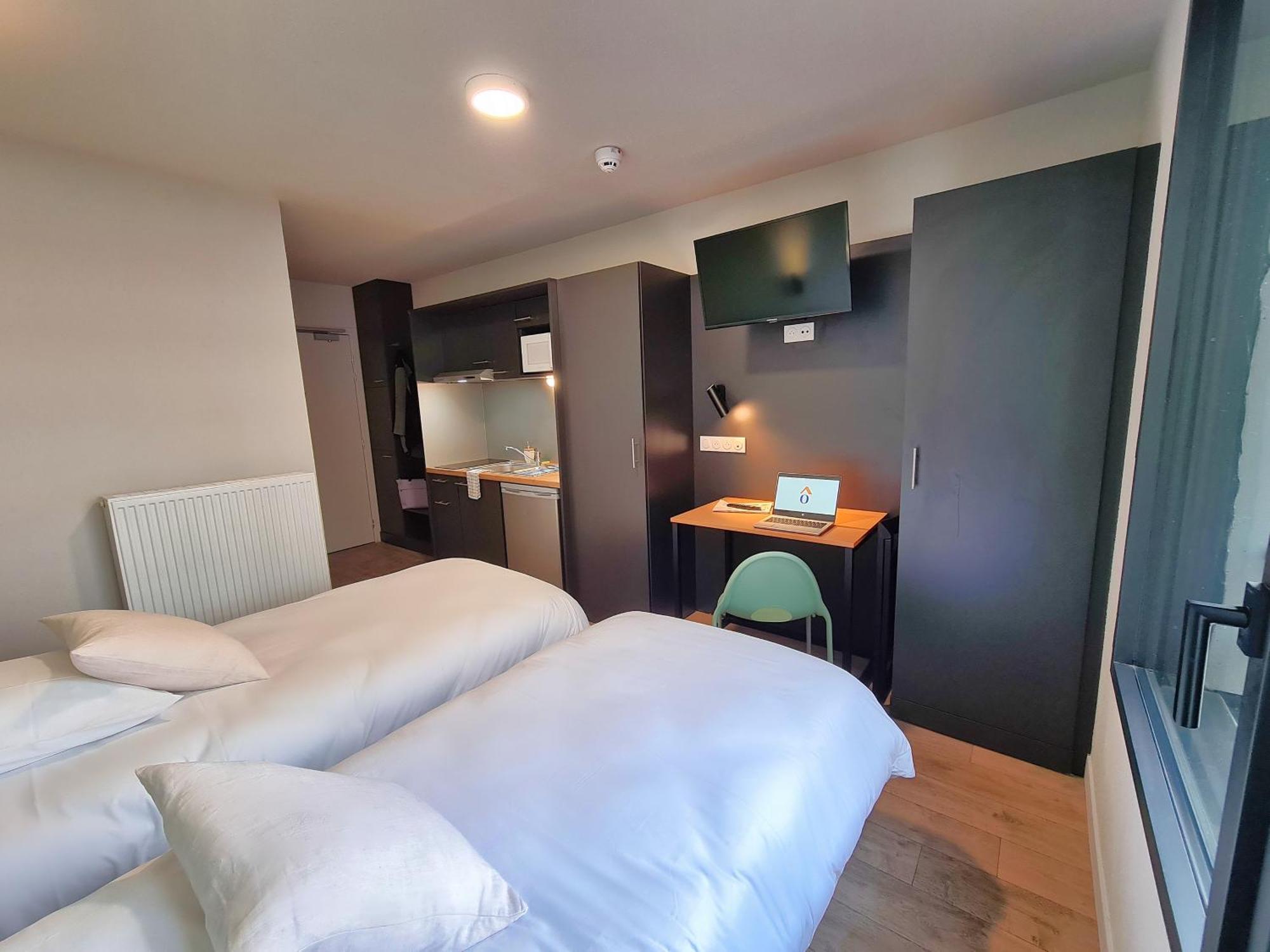 Montempo Apparthotel Bordeaux Centre - Bassins A Flot Buitenkant foto